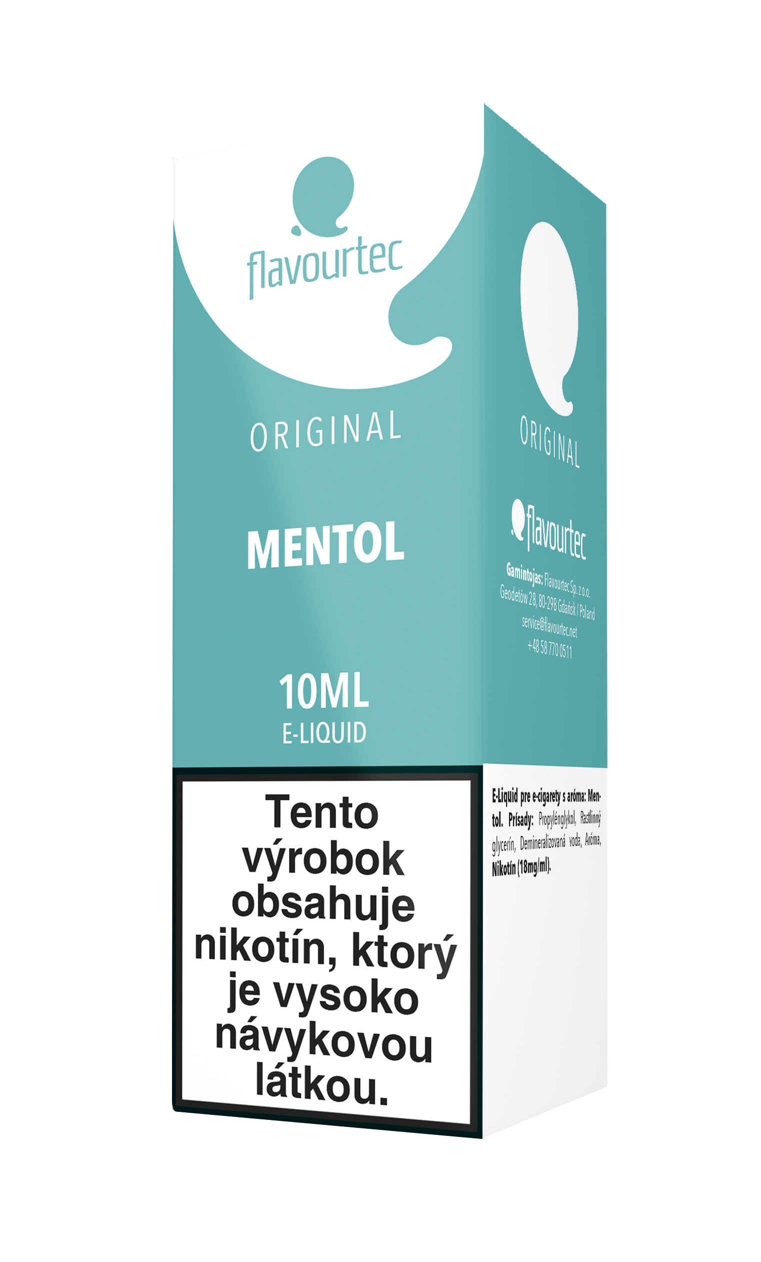 Menthol - Flavourtec original 12mg/ml 10ml E-liquid