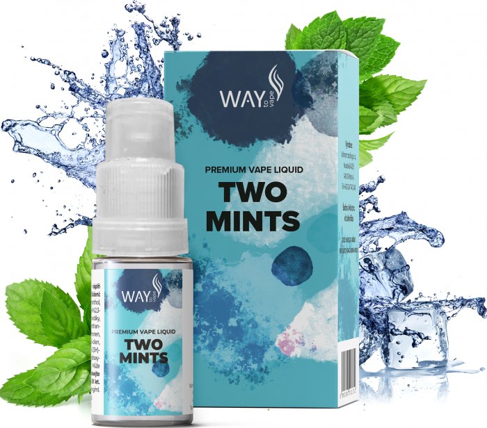 Two mints 18mg - WAY to Vape 10ml e-liquid