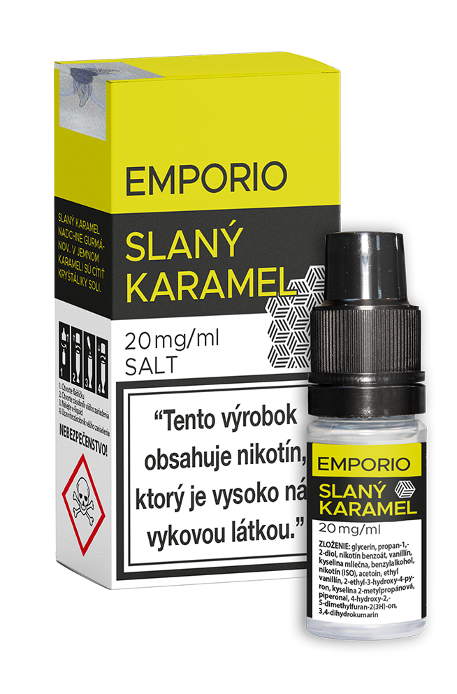 E-liquid Emporio Salt 10ml / 20mg: Slaný Karamel