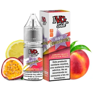 E-liquid IVG Favourite BAR Salt 10ml / 20mg: Lemon Peach Passionfruit