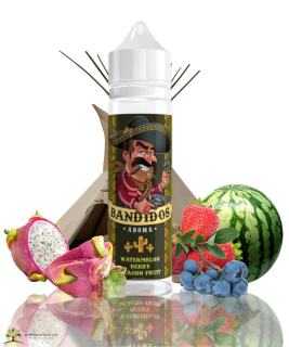 10 ml Bandidos - Watermelon Berry Dragon Fruit (Shake & Vape)